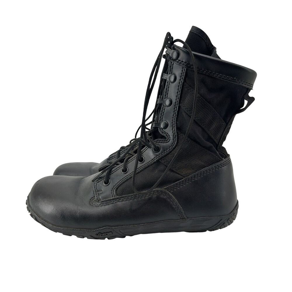 Tactical Research Black Leather Boots Size 8R Mens